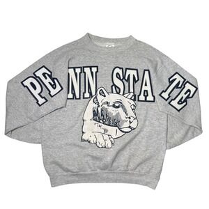 Vintage 90s Penn State University Nittany Lions Crewneck Sweatshirt Spellout XL